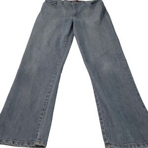 Gloria Vanderbilt Womens Jeans Bluse Size 16L Cotton Blend Stretch Pockets